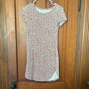 Heart & Hips Pink Orange Sheath Mini Dress